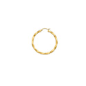 LAVRA 18K Yellow Gold Filled Round Hoop Earrings Circle Dangle Women Jewelry