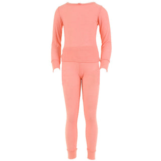 Buy melon Girl&#39;s 100% Cotton Thermal Underwear Two Piece Set
