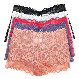 Buy cassie 6 Pack of Women&#39;s Lace Boyshort Panties