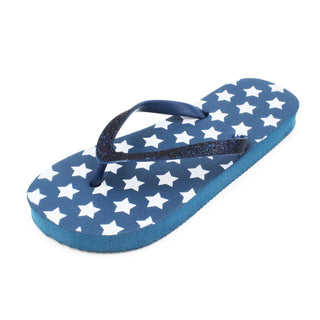 Buy star-blue Girl&#39;s Glitter Unicorn Flip Flop