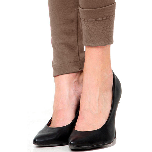 Women's Plus Size Fleece Full Length Leggings