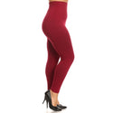 LAVRA Women's Plus Sized High Waist Slimming Compression Full Length Leggings