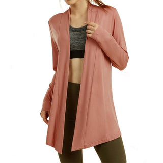 Buy rose-pink Women&#39;s Polar Fleece Zip Up Long Sleeve Jacket