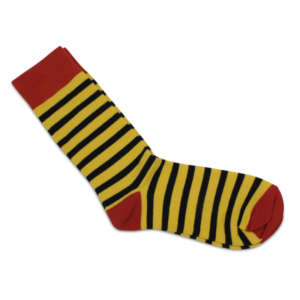 Men's Stripes and Argyle Colorful Print Dress Socks