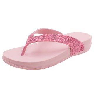 Buy pink Women&#39;s Gliiter Thong Flip Flop