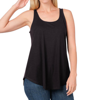 Buy deep-sky Women&#39;s Relaxed Loose Fit Tank Top