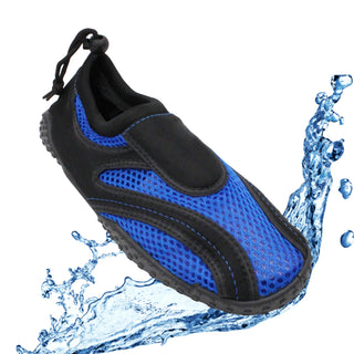 Buy royal-blue Men&#39;s Slip On Aqua Socks Water Shoes