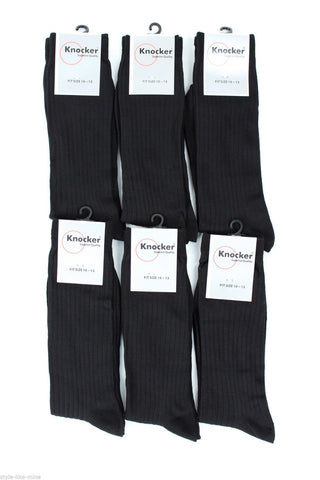 Buy black Men&#39;s 6 Pack of Dress Socks