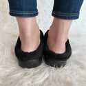 LAVRA Womens Faux Fur Lined Clogs Warm Cozy Nusring Shoes Indoor/Outdoor Garden Slip On