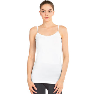 Buy white Sofra Women&#39;s Stretch Camisole Cami Tank Top