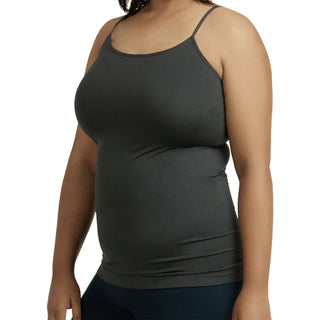 Buy grey Women&#39;s Plus Size Stretch Camisole Cami Tank Top