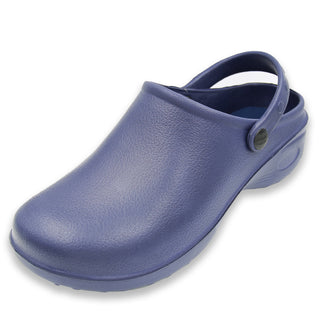 Buy navy-blue Women&#39;s Solid Slingback Garden Clogs Shoes