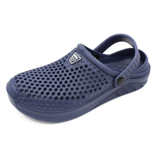 Buy navy-blue Ventana Mens Clogs Perforated Slingback Sandals Water Garden Shoes