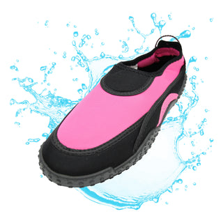 Buy pink Women&#39;s Slip On Thick Tread Aqua Socks Water Shoes