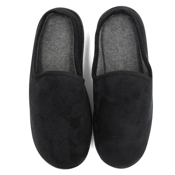 Men's Suede Fleece Lined House Shoe Slippers