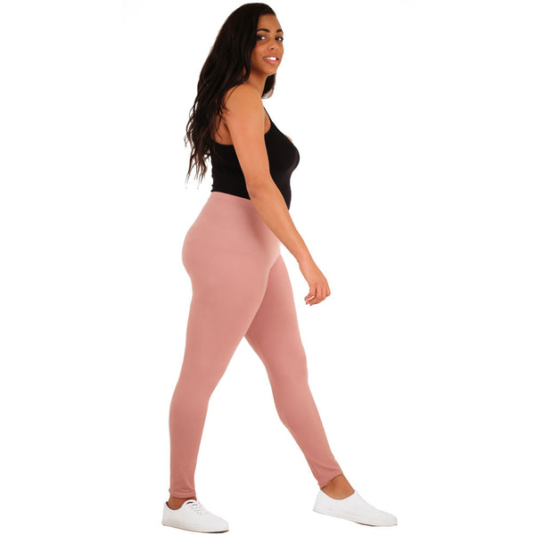 Women's Full Length Solid Color Basic Leggings