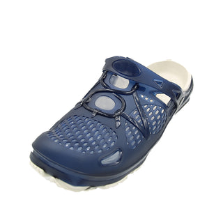 Buy navy-blue-white VENTANA Mens Clogs Ventilated Garden Outdoor Summer Water Shoes