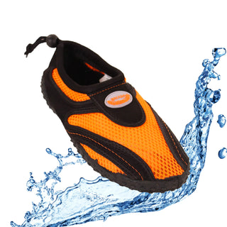 Buy orange Women&#39;s Drawstring Slip On Aqua Socks Water Shoes