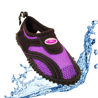 Buy purple Women&#39;s Drawstring Slip On Aqua Socks Water Shoes
