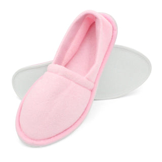 Buy pink Women&#39;s Terry Cloth Slip On House Slippers