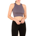 Women's Seamless Stretch Cropped Tank Top