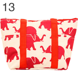 Buy elephants Printed Thermal Insulated Lunch Bag
