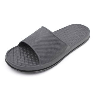Buy grey Men&#39;s Slip On Sport Slide Sandals