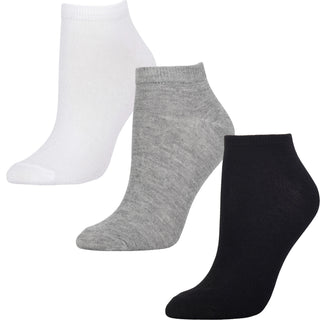 Buy gray-black-white Men&#39;s 6 Pairs of Low Cut Ankle Socks