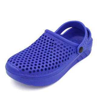 Buy royal-blue LAVRA Kids Garden Clogs Girls Boys Unisex Water Slide Sandals