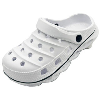 Buy air-white Girls Two Tone Ventilated  Clogs