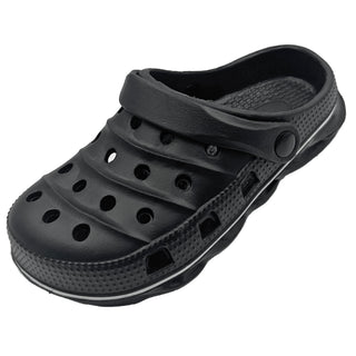 Buy air-black Girls Two Tone Ventilated  Clogs