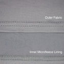 Women's Microfiber Fleece Thermal Underwear Two Piece Long Johns Set-Small-Silver