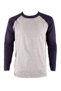 Men's Long Sleeve Raglan Baseball Shirt
