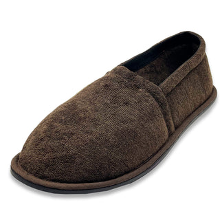 Buy brown Men&#39;s Terry Cloth Slip On House Slippers