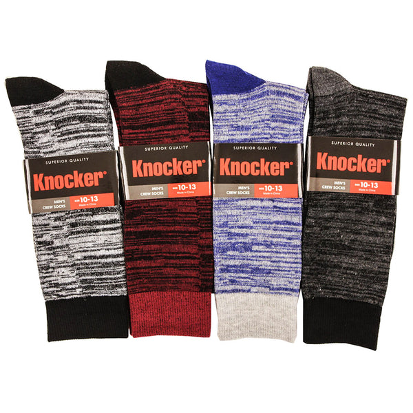 Men's 4 Pairs of Colorful Fashion Pattern Dress Socks