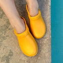 Women's Solid Slingback Garden Clogs Shoes