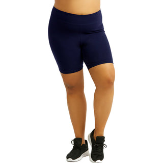 Buy navy Women&#39;s Seamless Stretch Biker Shorts Legging