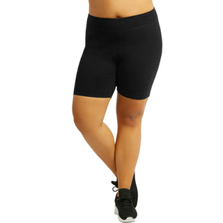 Buy black Women&#39;s Seamless Stretch Biker Shorts Legging