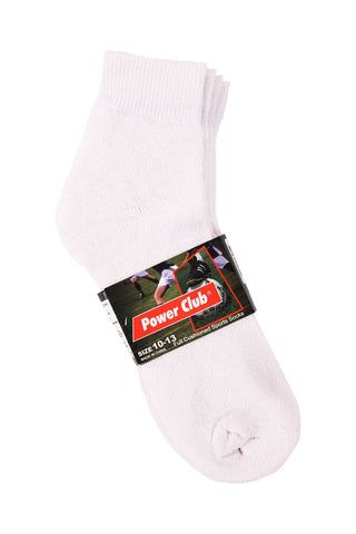 Buy white Men&#39;s Pairs of Quarter Length Sport Socks