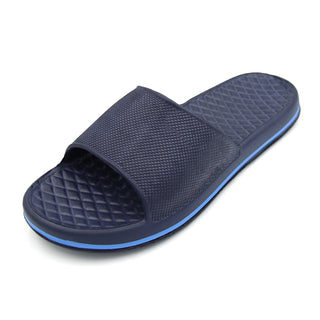Buy simple-aqua-navy Women&#39;s Classic Slip On Indoor / Outdoor Sandals-10-Black