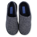 Men's Thick Ribbed Scuff Slippers