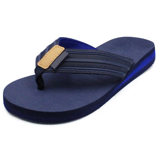 Buy blue Men&#39;s Textured Slip On Sport Sandals