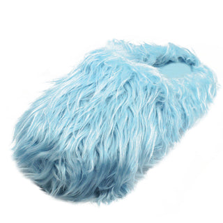 Buy blue Women&#39;s Furry Slide Slip On Slippers