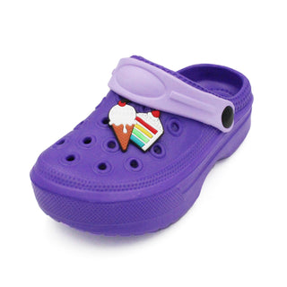 Buy treat-purple LAVRA Girls Clogs Kids Garden Slide Sandals