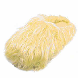 Buy yellow Women&#39;s Furry Slide Slip On Slippers