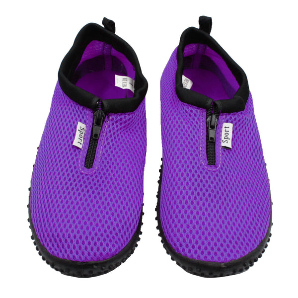 Women's Zip Up Aqua Socks Water Shoes
