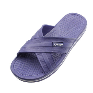 Buy air-blue Women&#39;s Classic Slip On Indoor / Outdoor Sandals-10-Black
