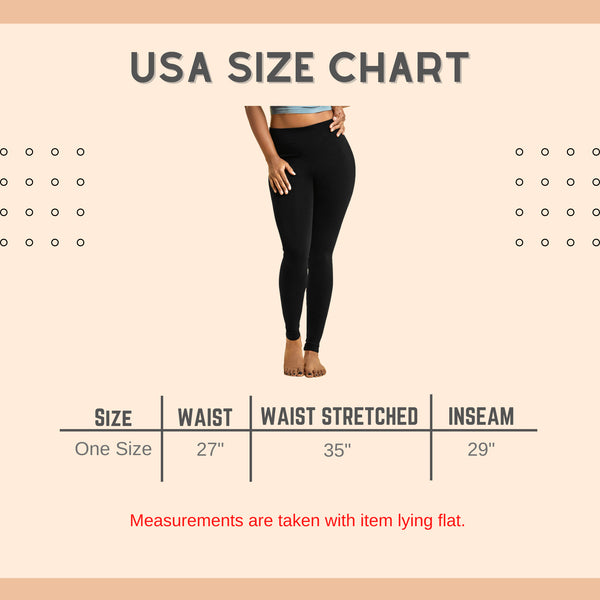 Women's Plus Sized Full Length Leggings