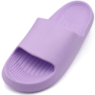 Buy purple LAVRA Women&#39;s Summer Slides Comfortable Cloud Slippers Beach Sandals
