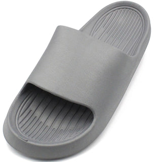 Buy gray LAVRA Women&#39;s Summer Slides Comfortable Cloud Slippers Beach Sandals